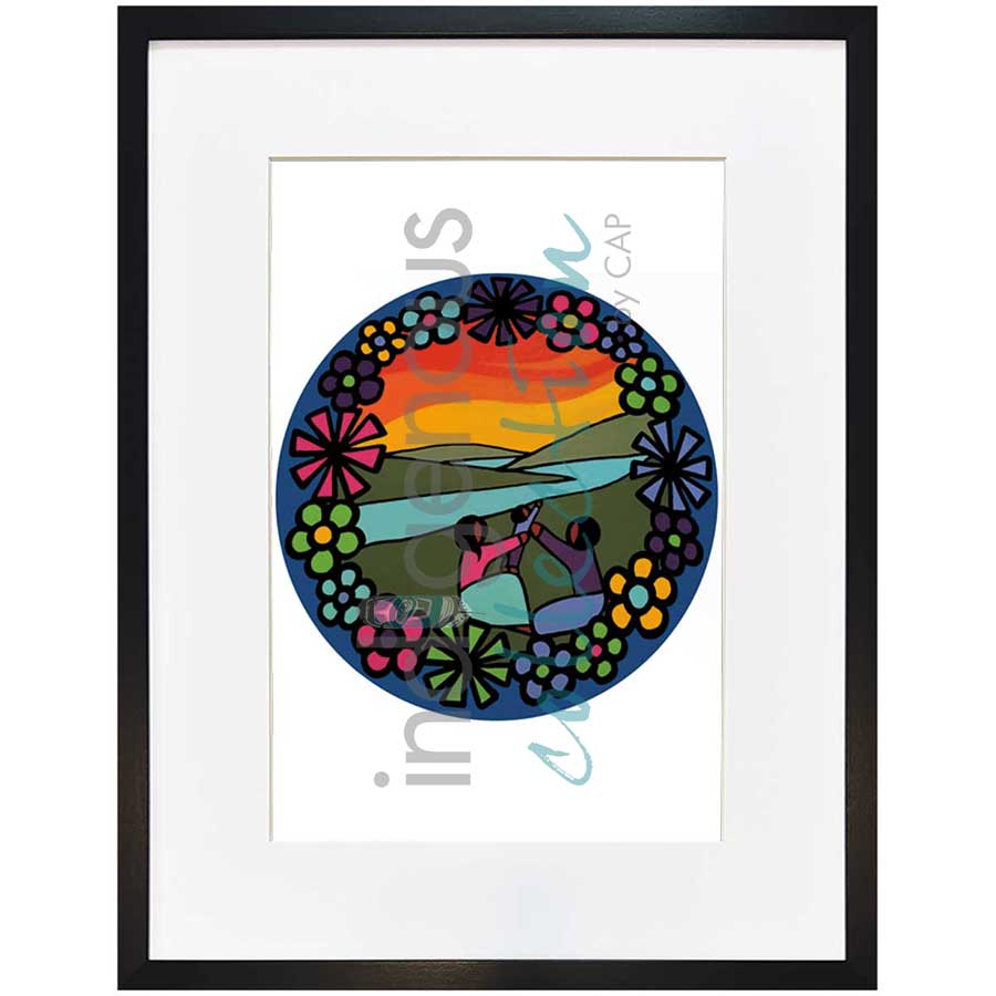 Among Our Land by artist Kevin Pee-ace - Cree. Indigenous Collection