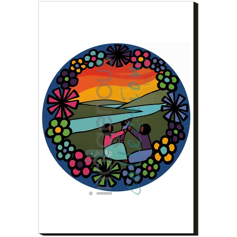 Among Our Land by artist Kevin Pee-ace - Cree. Indigenous Collection
