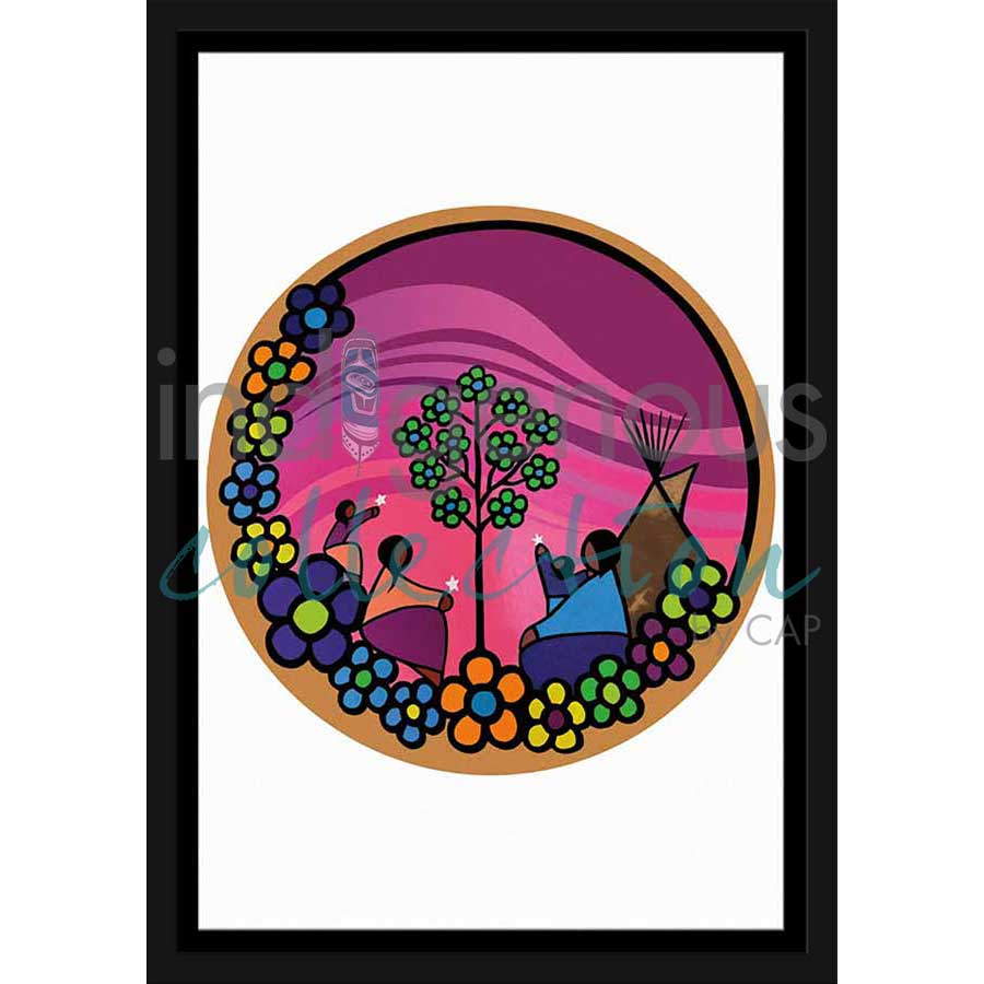 Healing Our Tree by artist Kevin Pee-ace - Cree. Indigenous Collection