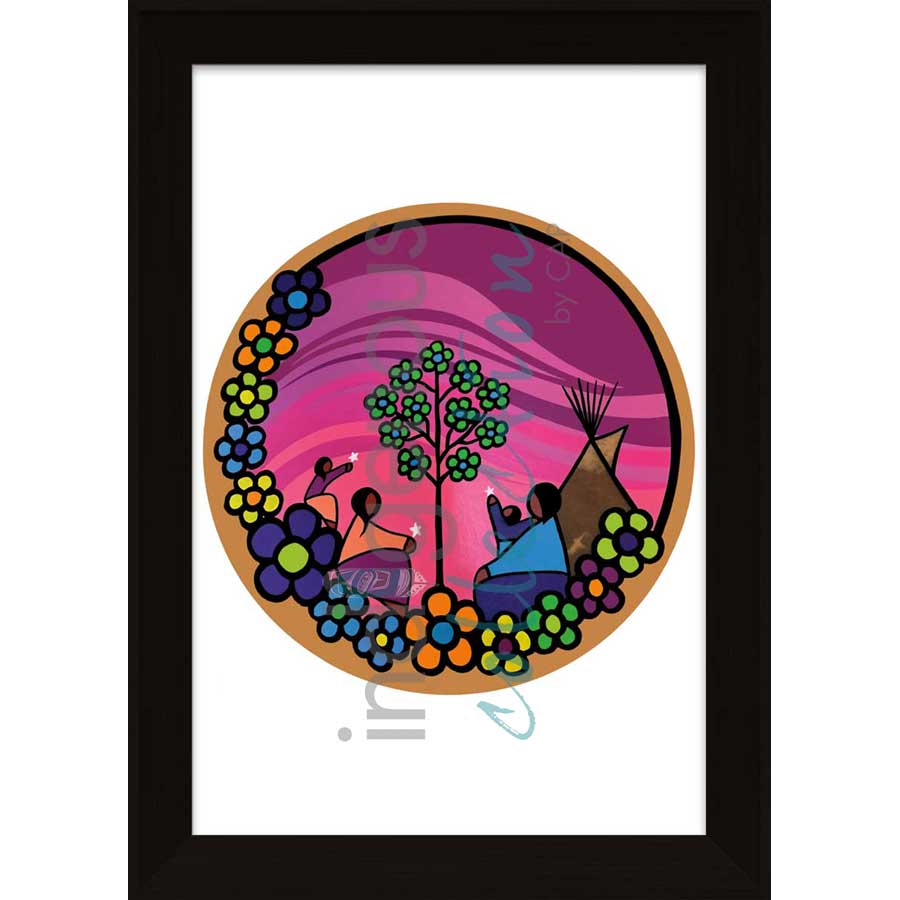 Healing Our Tree by artist Kevin Pee-ace - Cree. Indigenous Collection