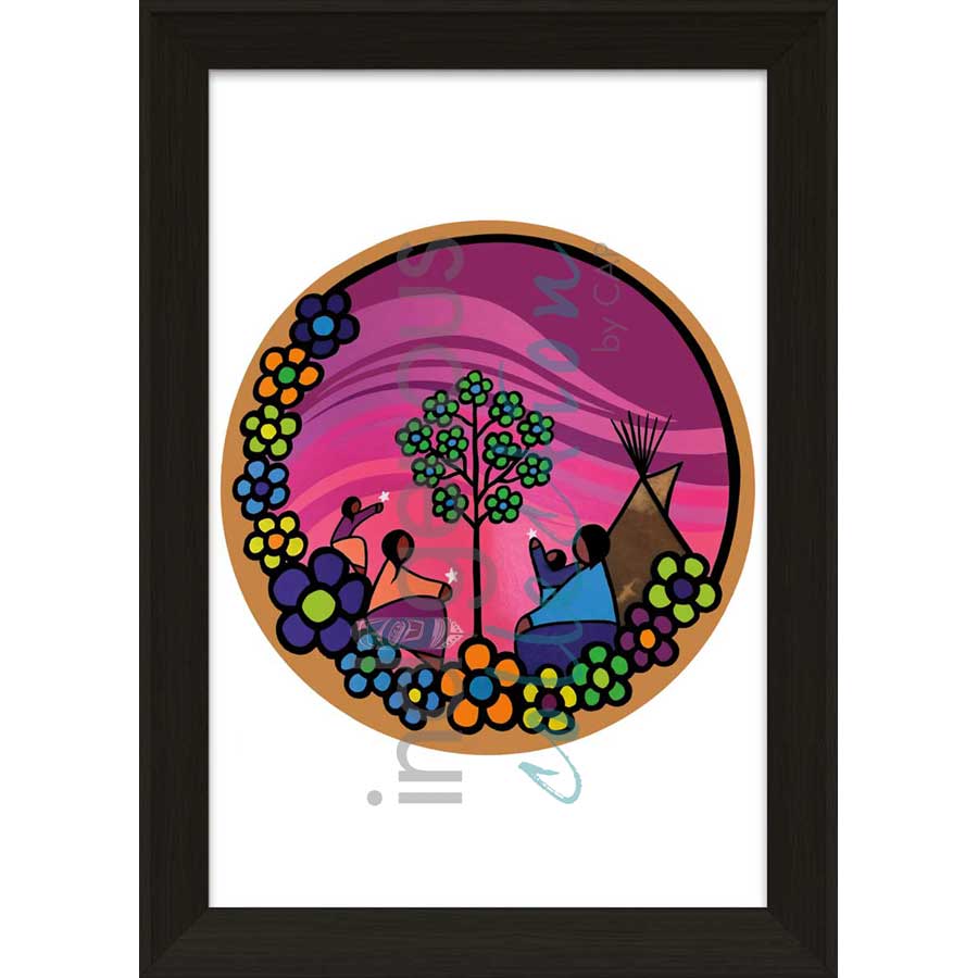 Healing Our Tree by artist Kevin Pee-ace - Cree. Indigenous Collection