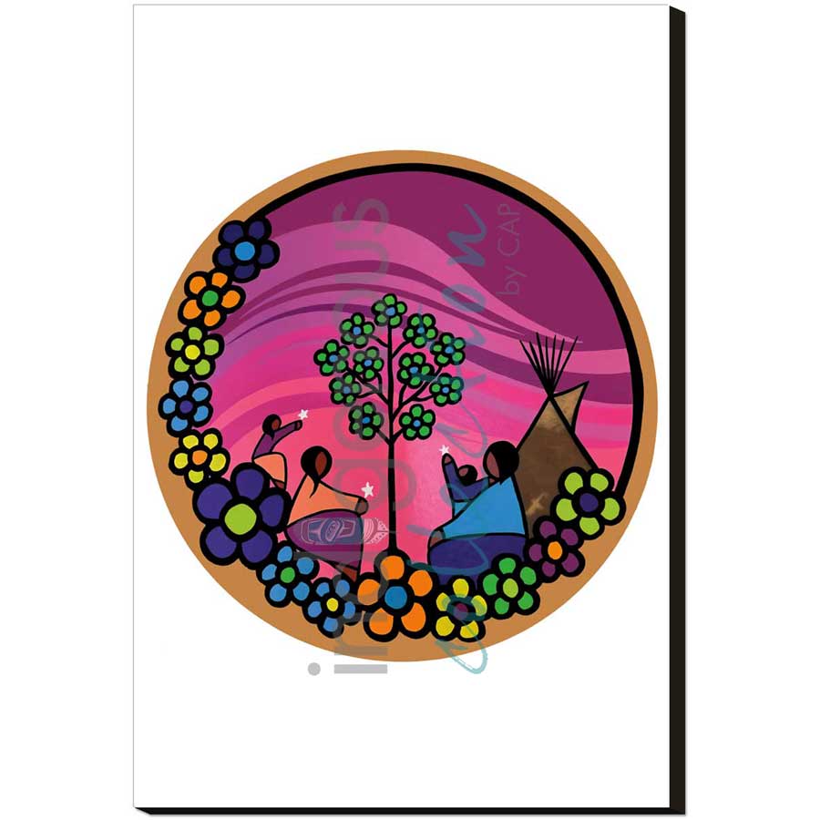 Healing Our Tree by artist Kevin Pee-ace - Cree. Indigenous Collection