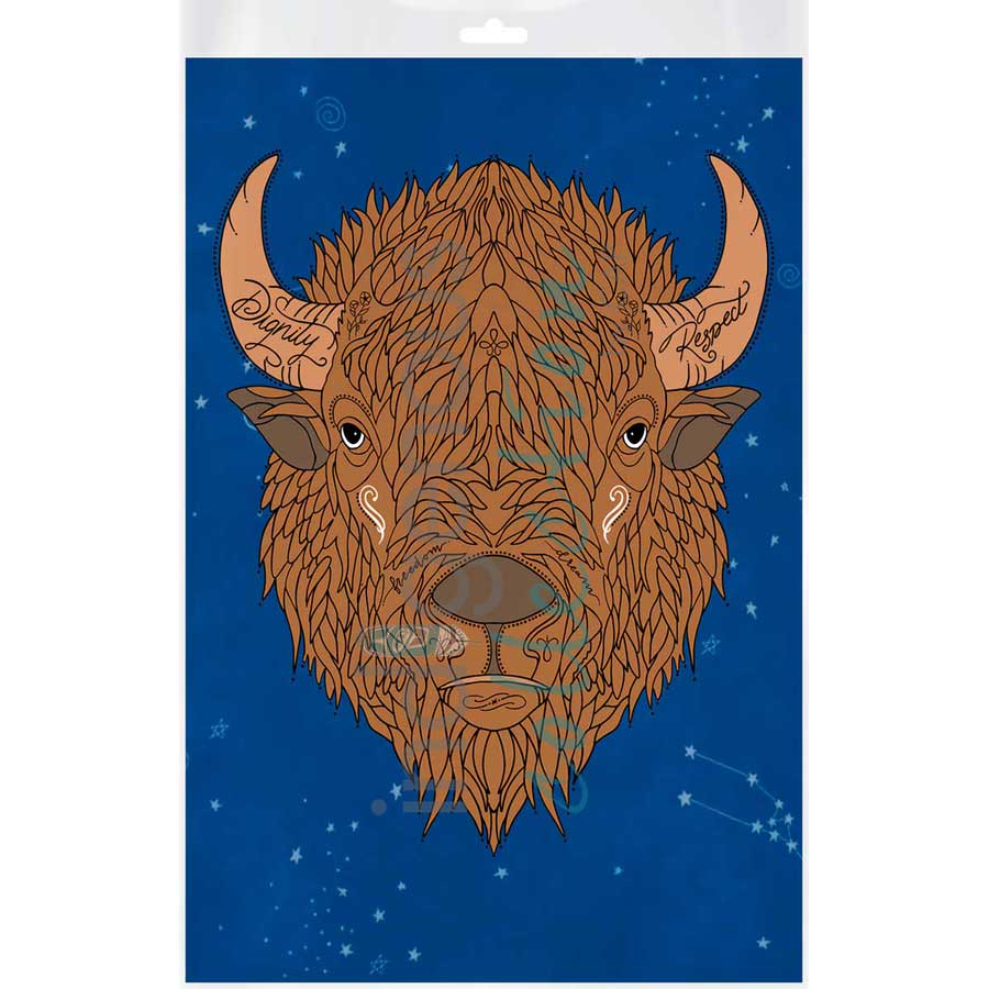 Respectful Paskapski-Mikikonat by artist Robin Paul - Mi'kmaq. Indigenous Collection
