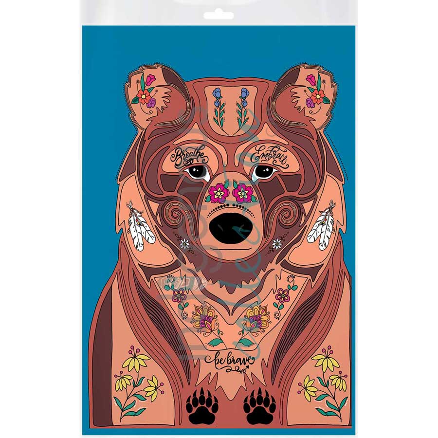 Brave Muwin by artist Robin Paul - Mi'kmaq. Indigenous Collection
