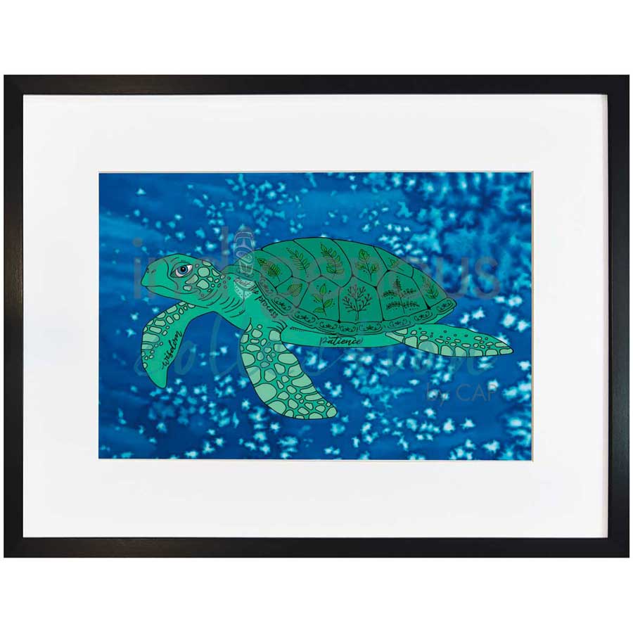 Patient Cihkonaqc by artist Robin Paul - Mi'kmaq. Indigenous Collection