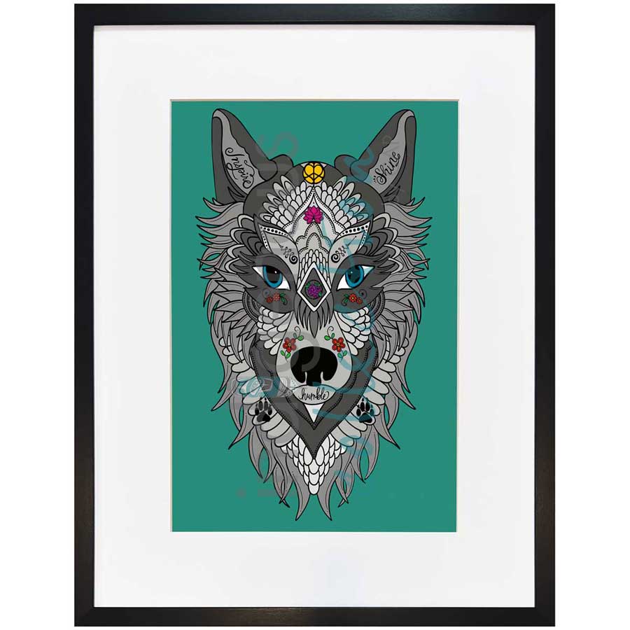 Humble Malsom by artist Robin Paul - Mi'kmaq. Indigenous Collection