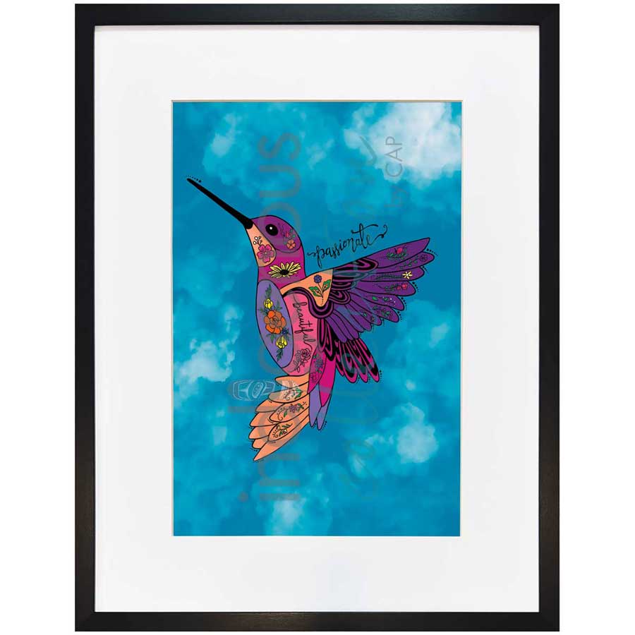 Passionate Alamossit by artist Robin Paul - Mi'kmaq. Indigenous Collection