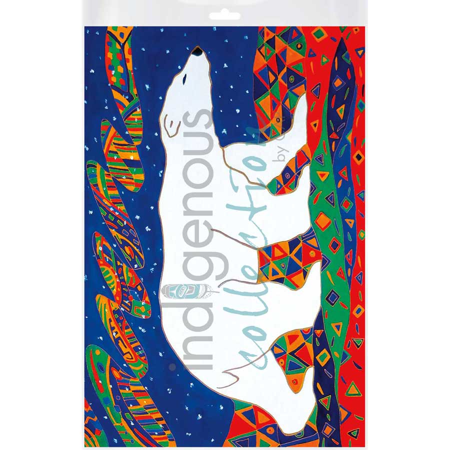 Aurora Nights by artist Dawn Oman - Denesuline (Chipewyan). Indigenous Collection