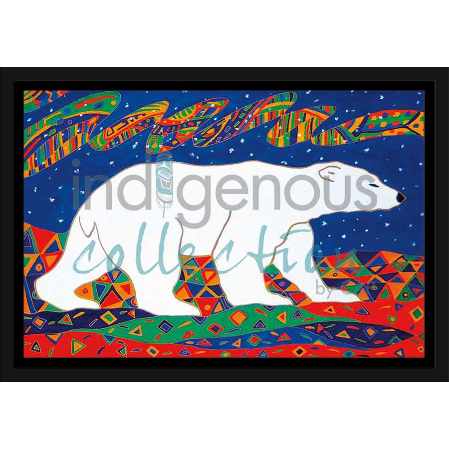 Aurora Nights by artist Dawn Oman - Denesuline (Chipewyan). Indigenous Collection
