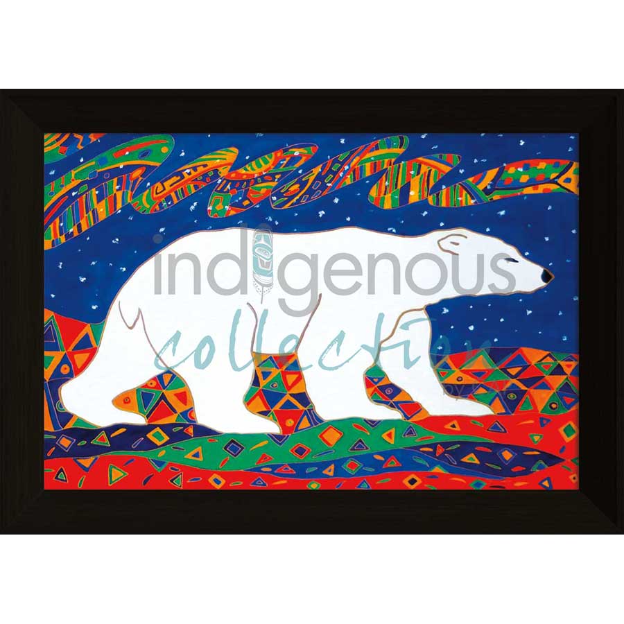 Aurora Nights by artist Dawn Oman - Denesuline (Chipewyan). Indigenous Collection