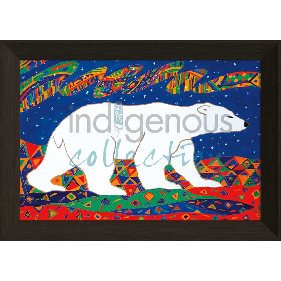 Aurora Nights by artist Dawn Oman - Denesuline (Chipewyan). Indigenous Collection