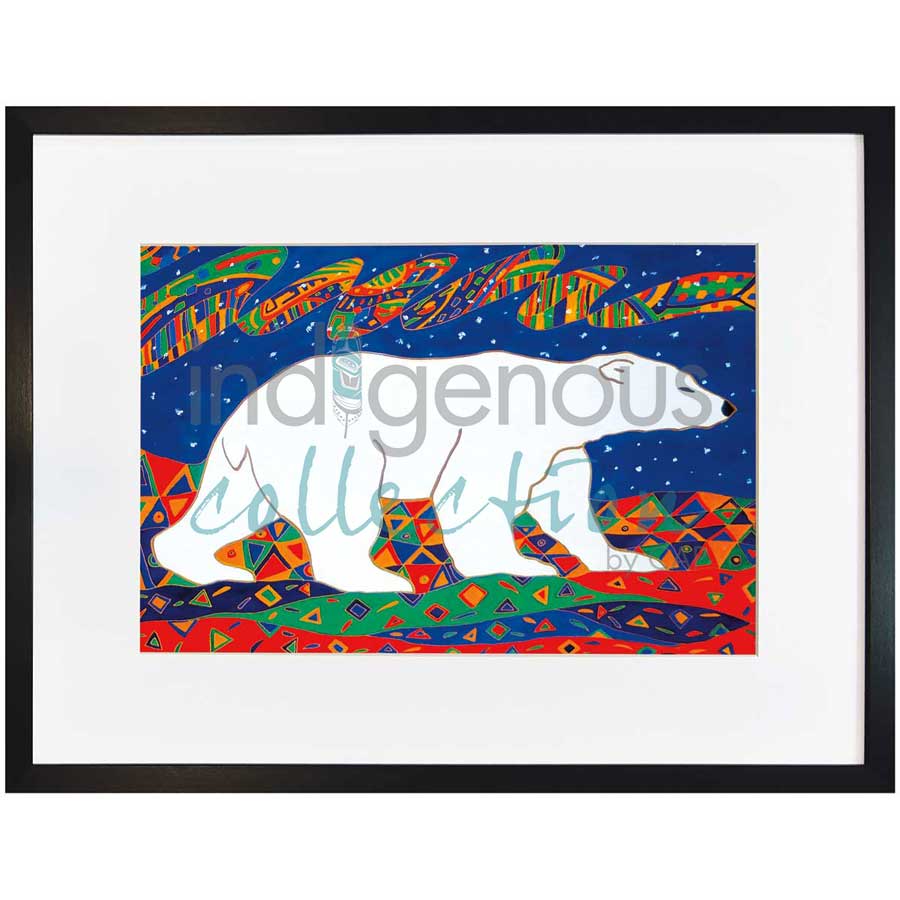 Aurora Nights by artist Dawn Oman - Denesuline (Chipewyan). Indigenous Collection