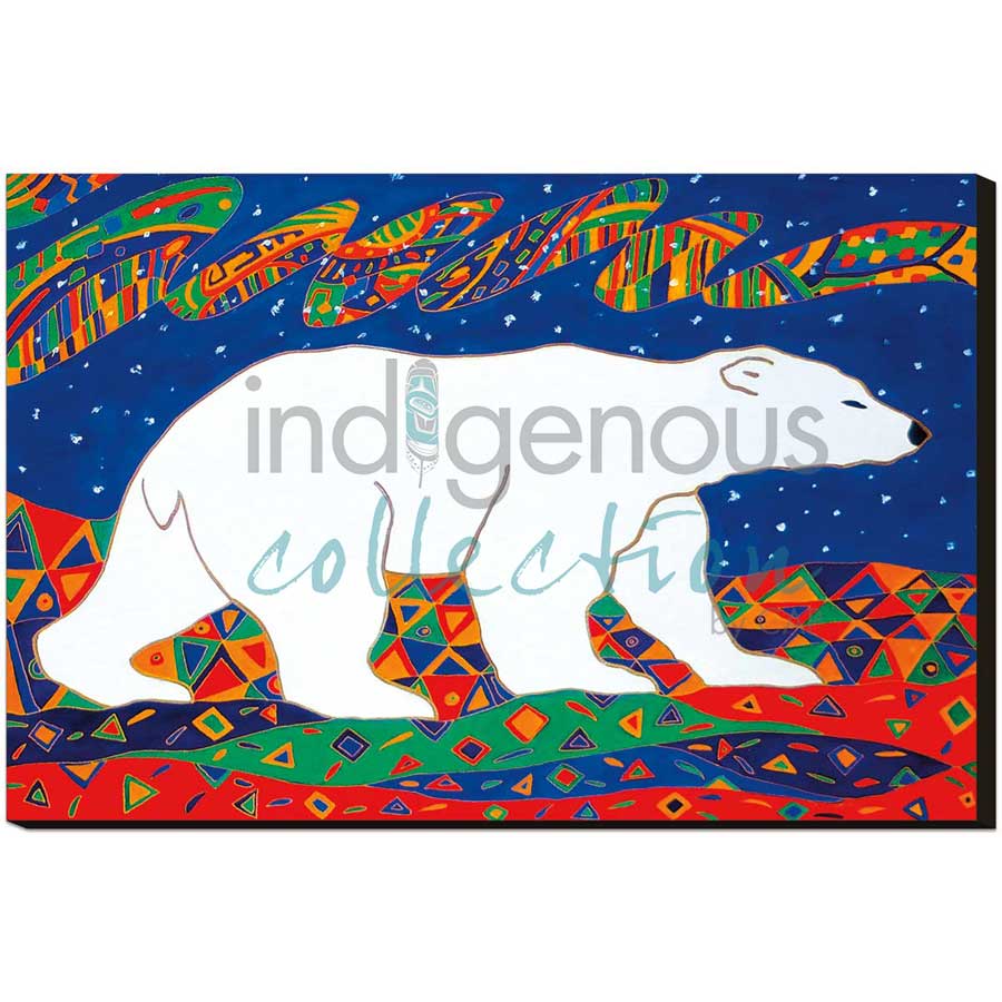 Aurora Nights by artist Dawn Oman - Denesuline (Chipewyan). Indigenous Collection