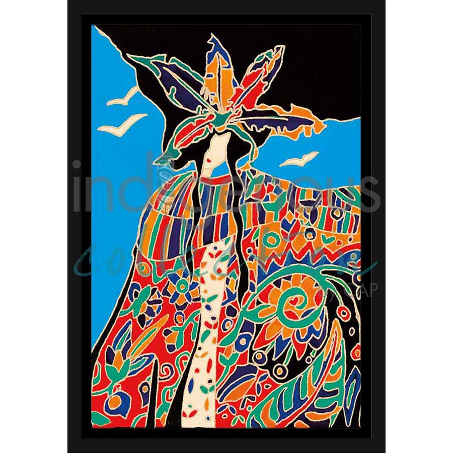 Five Feathers by artist Dawn Oman - Denesuline (Chipewyan). Indigenous Collection