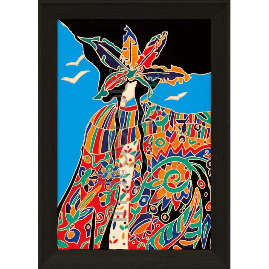 Five Feathers by artist Dawn Oman - Denesuline (Chipewyan). Indigenous Collection