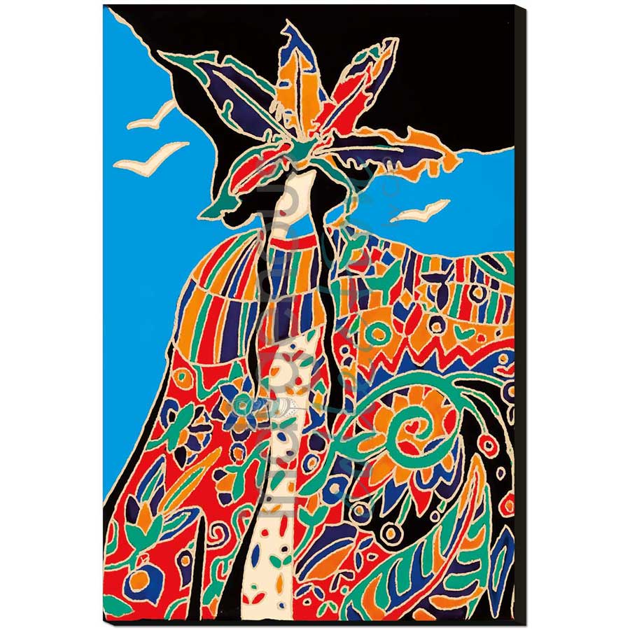Five Feathers by artist Dawn Oman - Denesuline (Chipewyan). Indigenous Collection