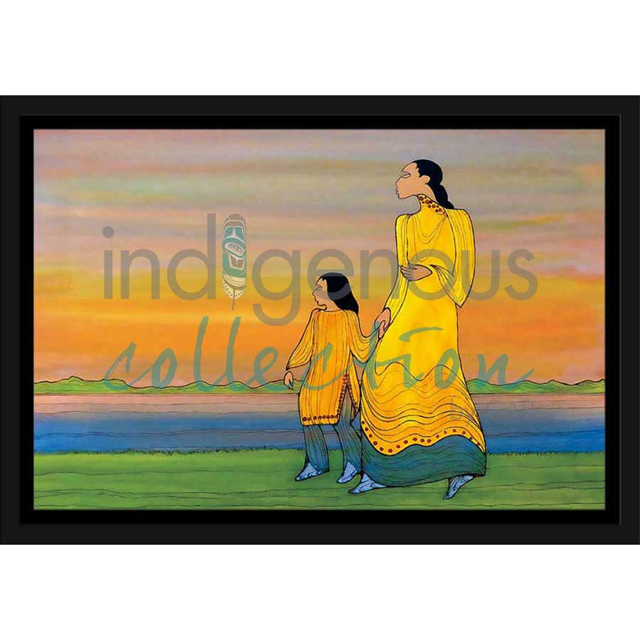 Water Walkers by artist Maxine Noel - Santee Oglala Sioux. Indigenous Collection