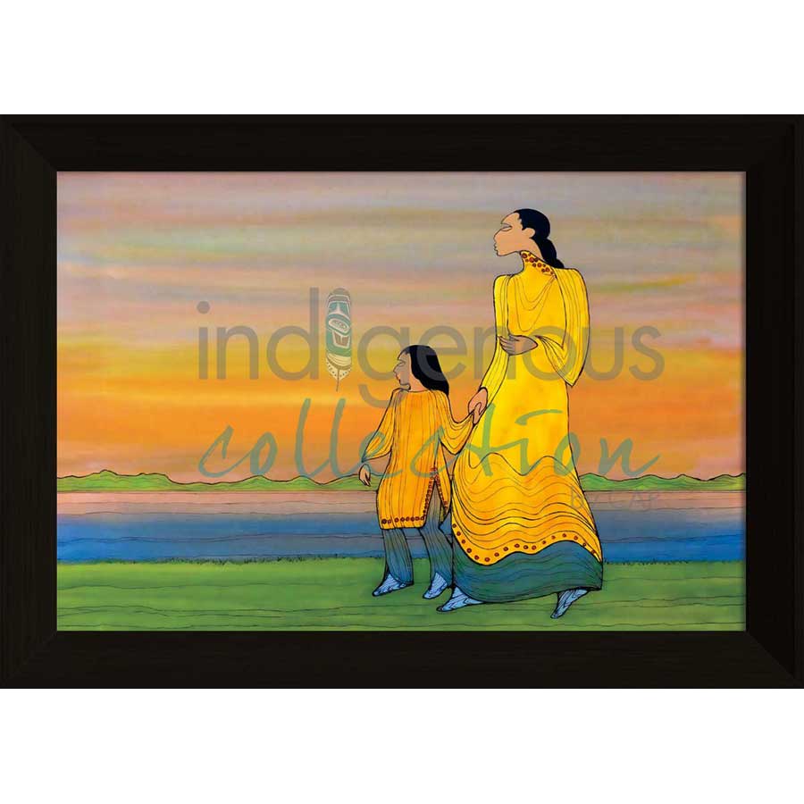 Water Walkers by artist Maxine Noel - Santee Oglala Sioux. Indigenous Collection