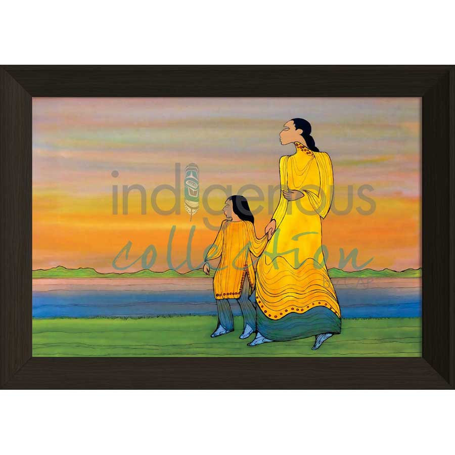 Water Walkers by artist Maxine Noel - Santee Oglala Sioux. Indigenous Collection