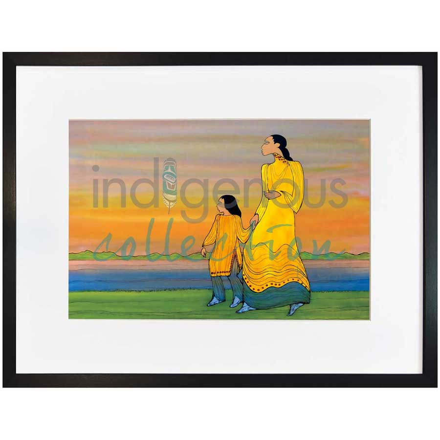 Water Walkers by artist Maxine Noel - Santee Oglala Sioux. Indigenous Collection