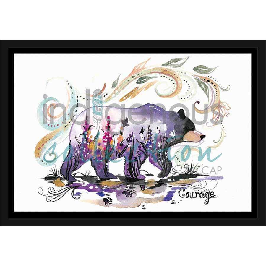 Courage by artist Carla Joseph - Métis/Cree. Indigenous Collection