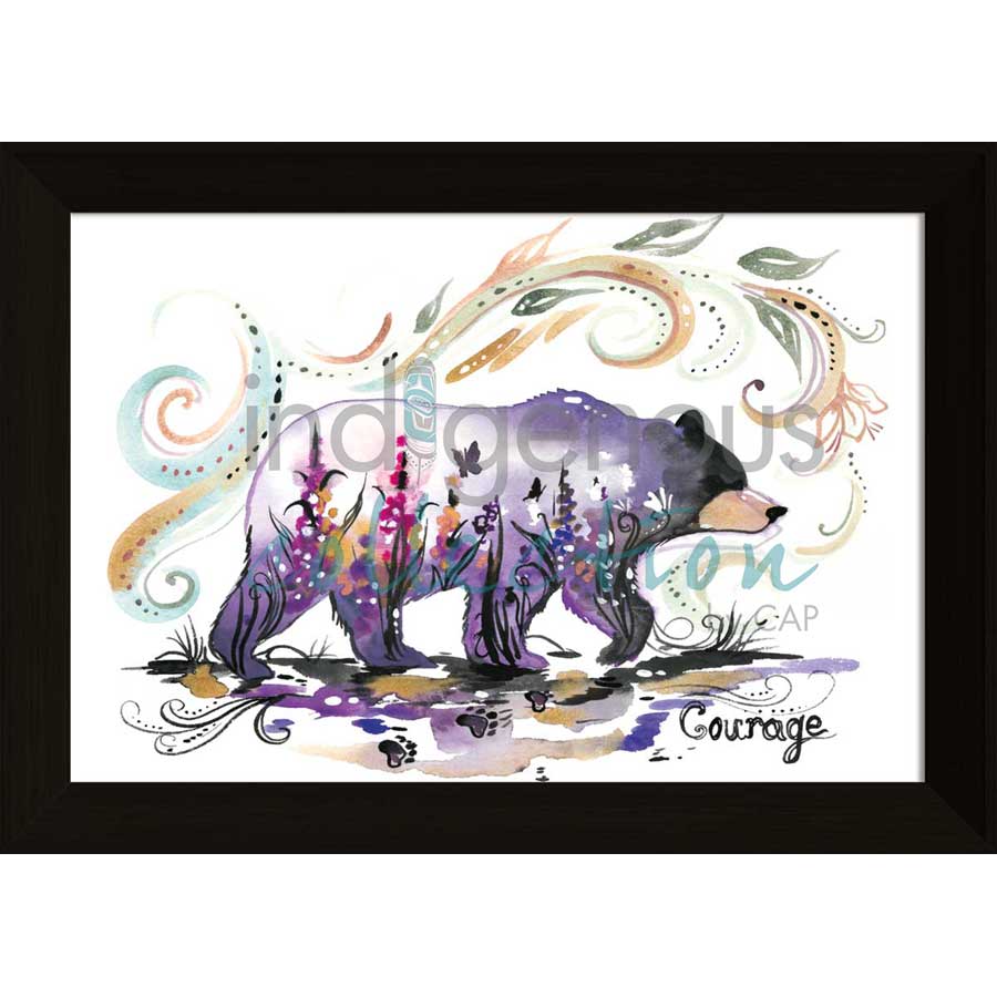 Courage by artist Carla Joseph - Métis/Cree. Indigenous Collection
