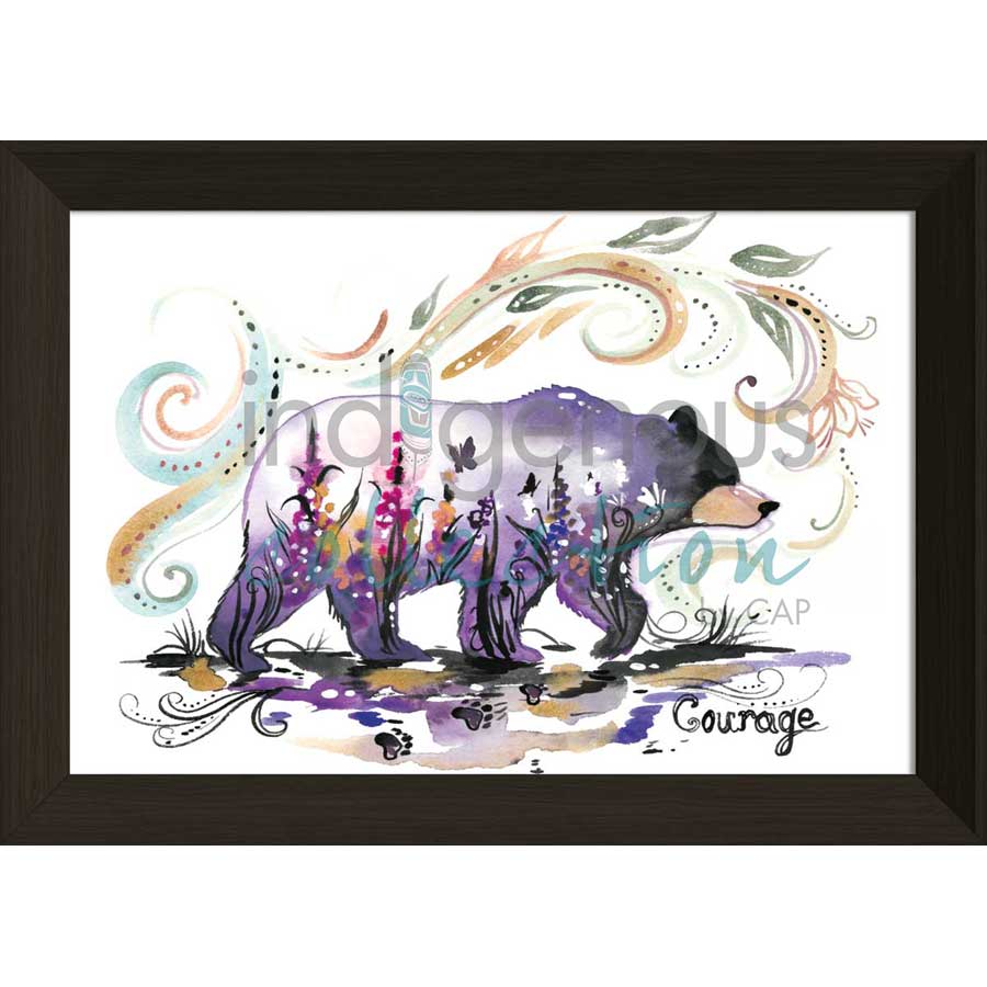 Courage by artist Carla Joseph - Métis/Cree. Indigenous Collection