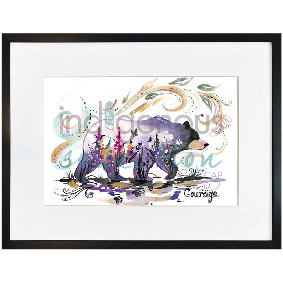 Courage by artist Carla Joseph - Métis/Cree. Indigenous Collection
