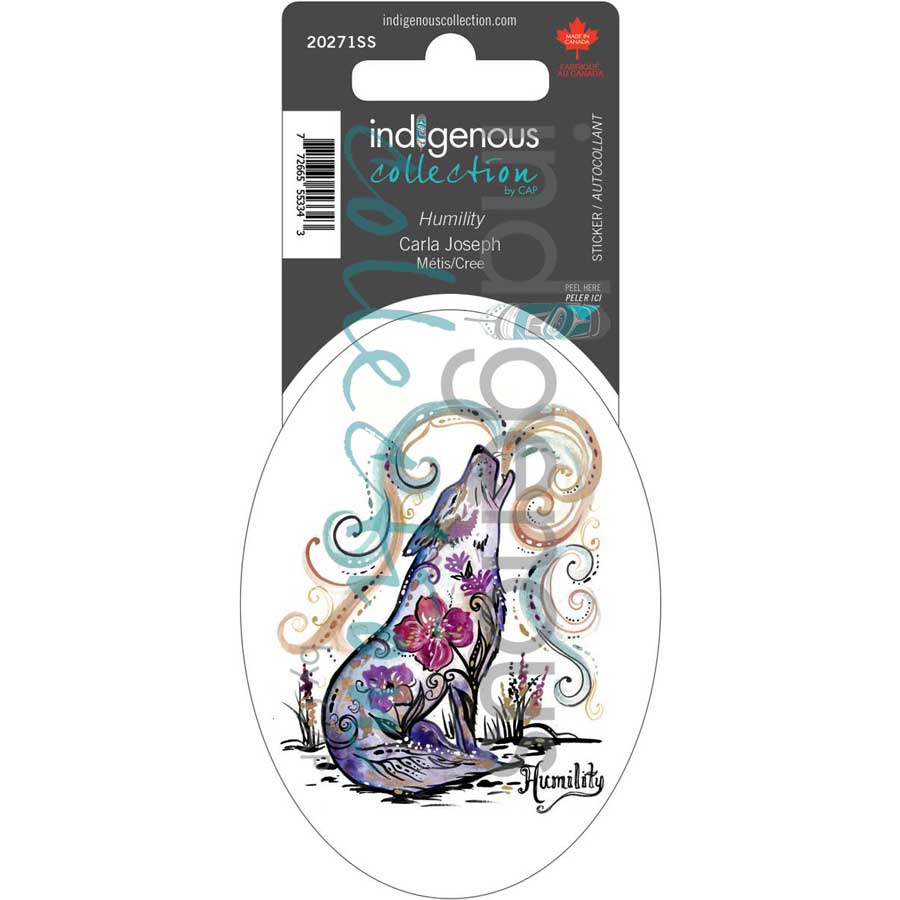 Humility Sticker by artist Carla Joseph