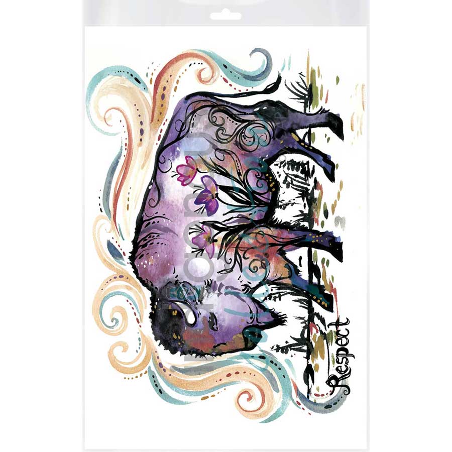 Respect by artist Carla Joseph - Métis/Cree. Indigenous Collection