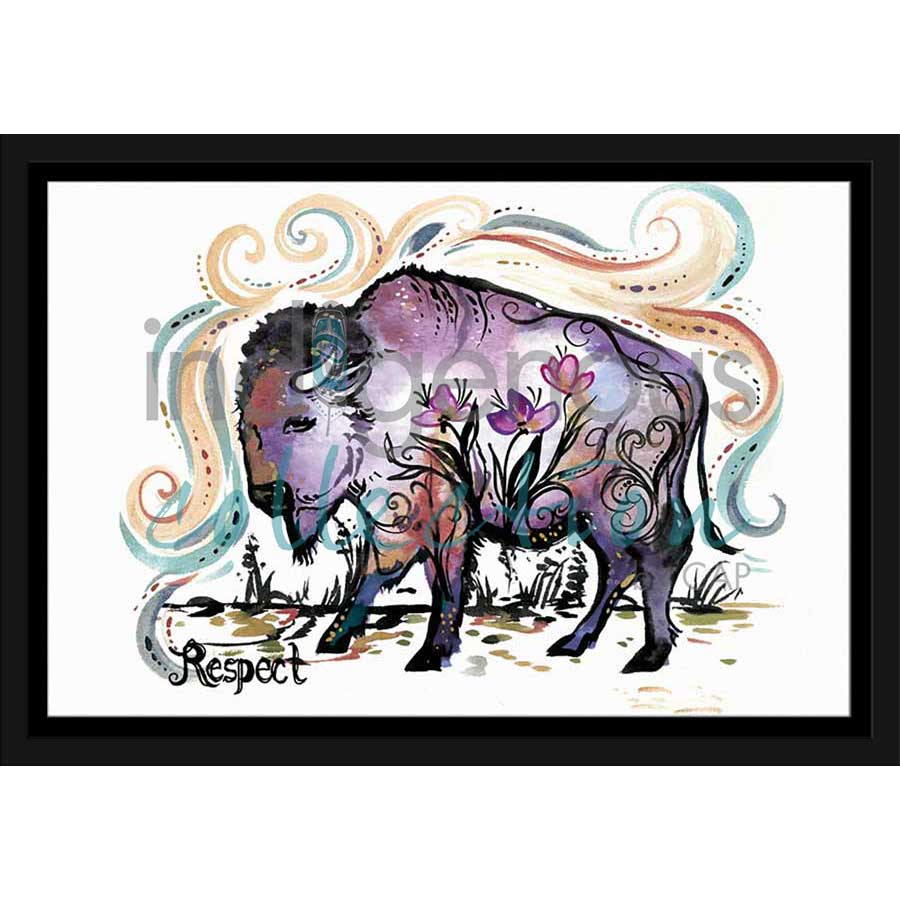Respect by artist Carla Joseph - Métis/Cree. Indigenous Collection