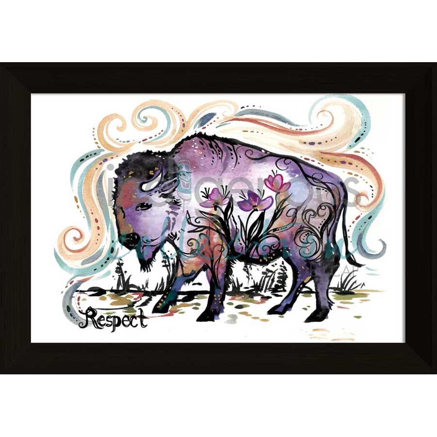 Respect by artist Carla Joseph - Métis/Cree. Indigenous Collection