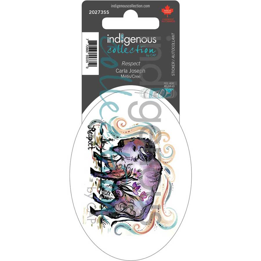 Respect Sticker by artist Carla Joseph