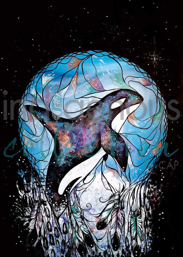 Orca Dreamcatcher by artist Carla Joseph