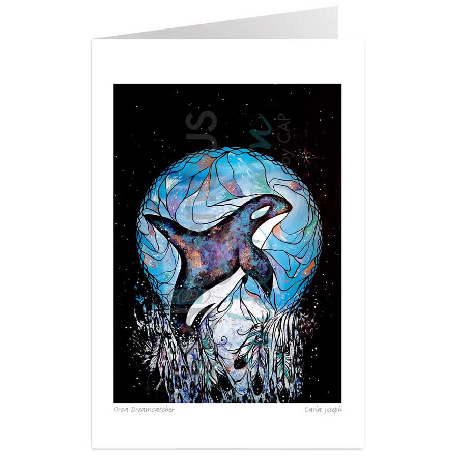 Orca Dreamcatcher by artist Carla Joseph