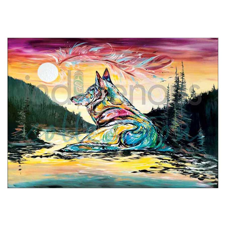 Lone Wolf Canvas Prints