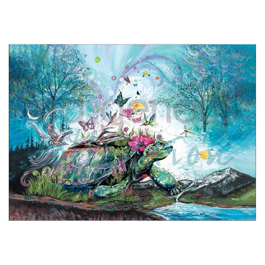 Mystical Turtle Canvas Prints