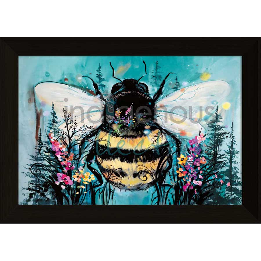 Bumble Bee by artist Carla Joseph - Métis/Cree. Indigenous Collection