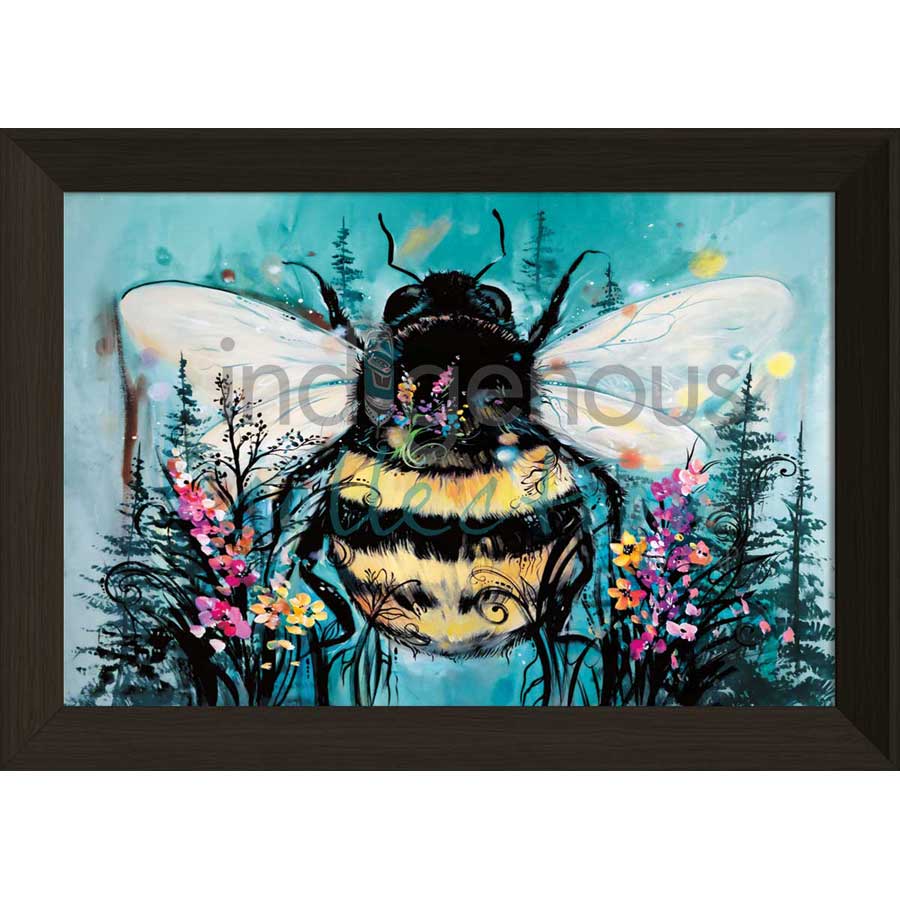 Bumble Bee by artist Carla Joseph - Métis/Cree. Indigenous Collection