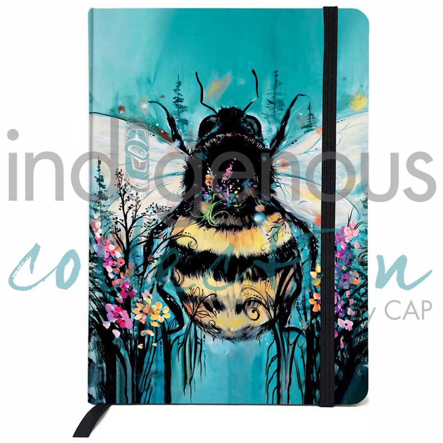 Bumble Bee Journal by artist Carla Joseph. Indigenous Collection.