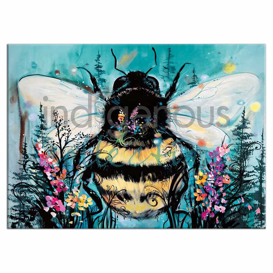 Bumble Bee Magnets by artist Carla Joseph