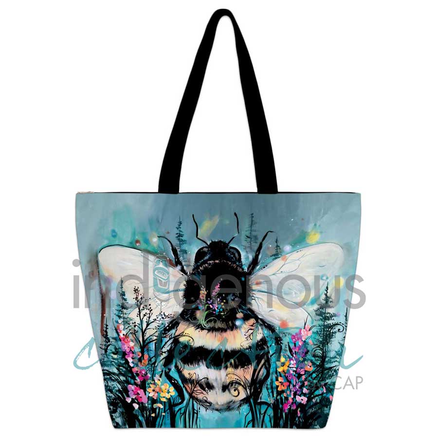Bumble Bee Tote Bag by artist Carla Joseph