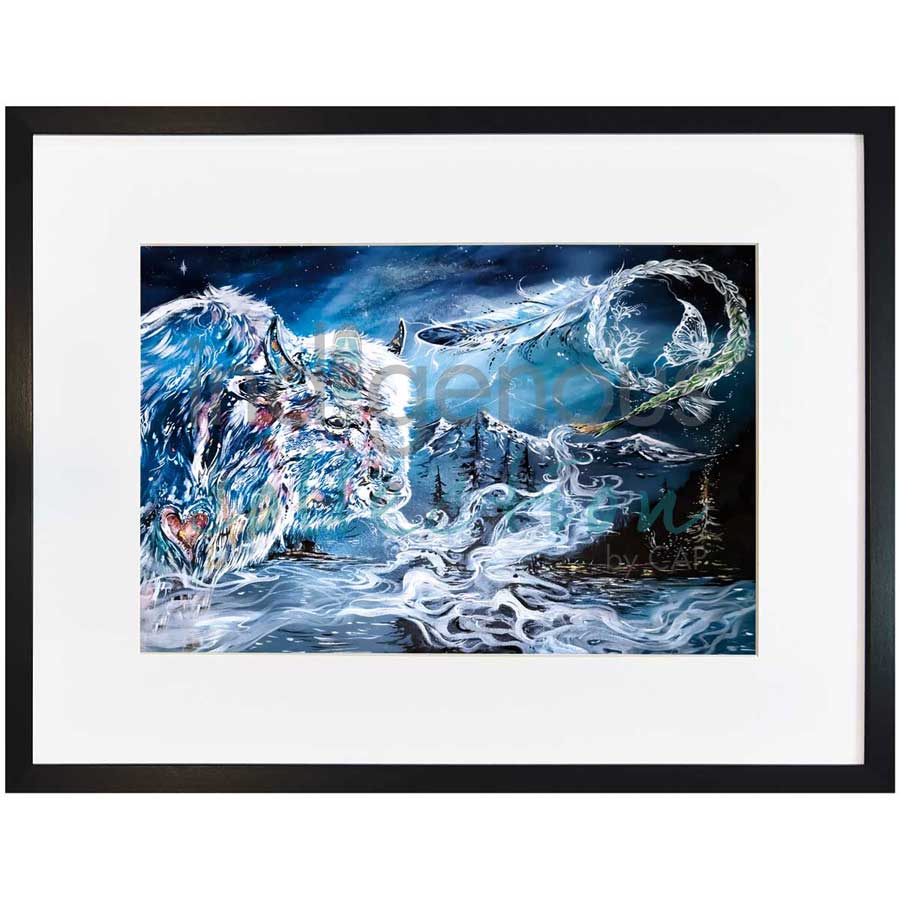 Respect Mother Earth by artist Carla Joseph - Métis/Cree. Indigenous Collection
