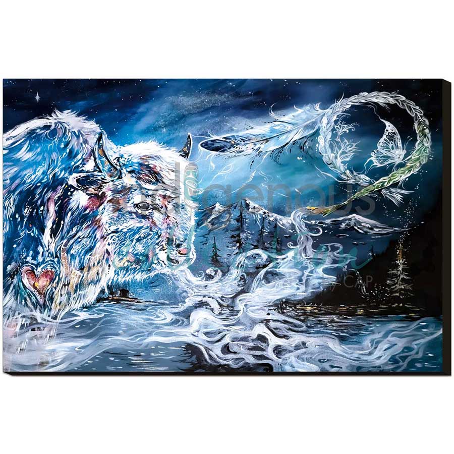 Respect Mother Earth by artist Carla Joseph - Métis/Cree. Indigenous Collection
