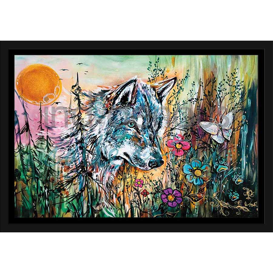 Wolf Path by artist Carla Joseph - Métis/Cree. Indigenous Collection