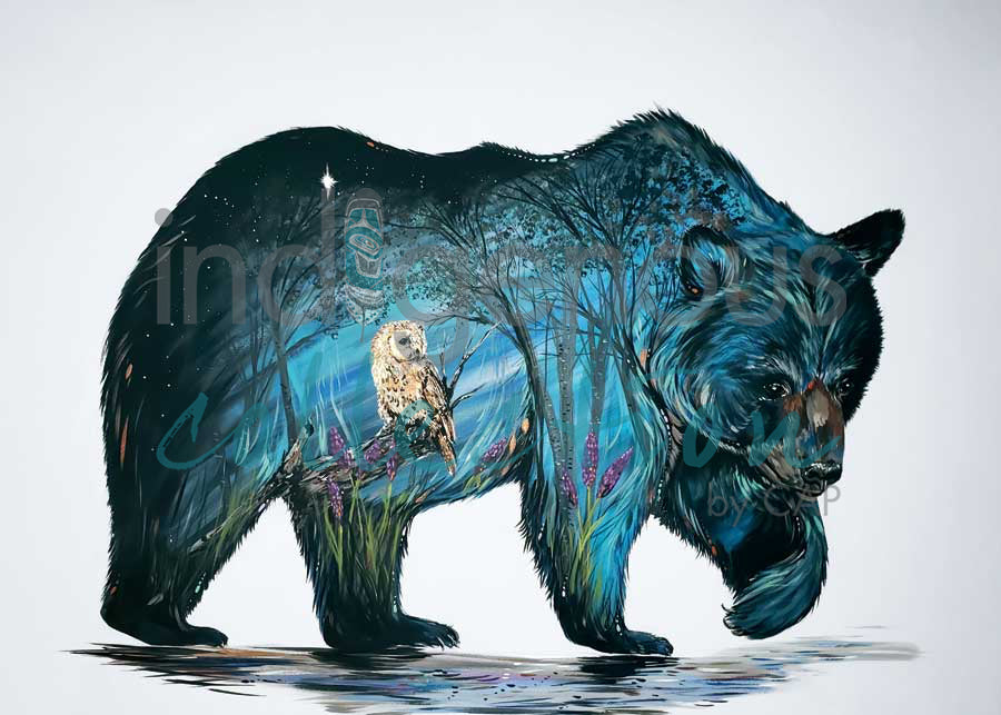 Wise Bear by artist Carla Joseph
