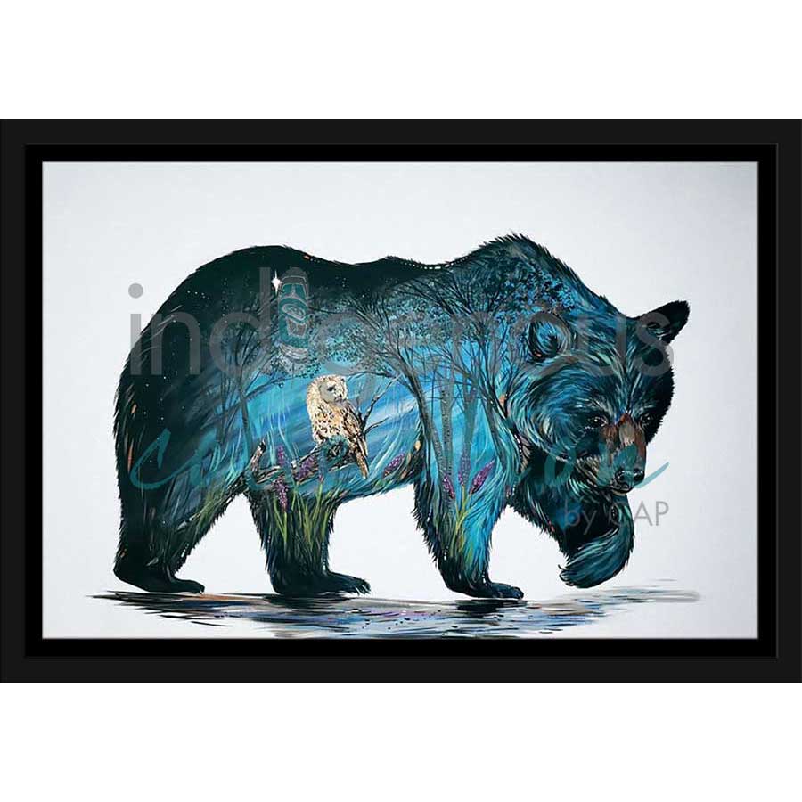 Wise Bear by artist Carla Joseph - Métis/Cree. Indigenous Collection