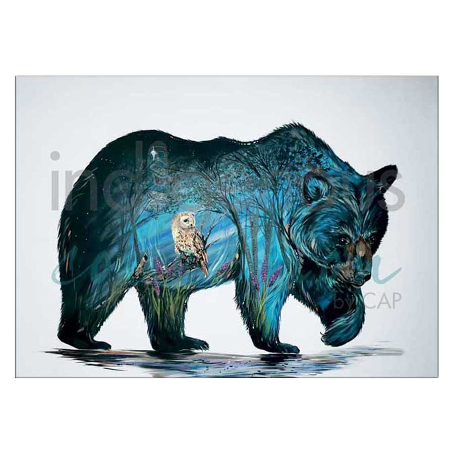 Wise Bear Canvas Prints