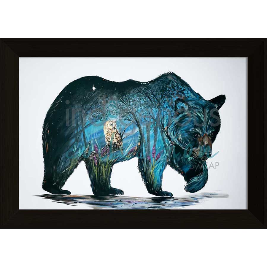 Wise Bear by artist Carla Joseph - Métis/Cree. Indigenous Collection