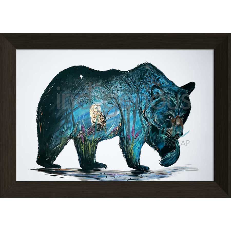 Wise Bear by artist Carla Joseph - Métis/Cree. Indigenous Collection